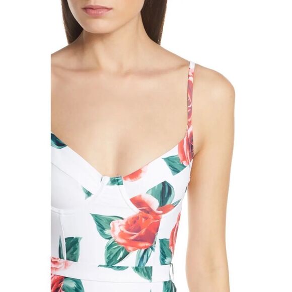 Onia x WeWoreWhat Danielle one piece Rose - Picture 6 of 11